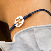 ANGELITO CALADO - pulsera medalla plata 13mm